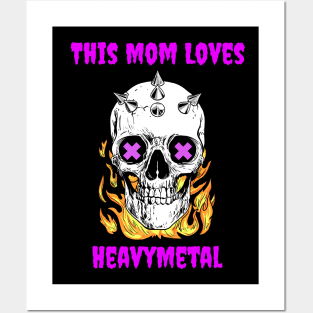 HeavyMetal - Metal Mom Posters and Art